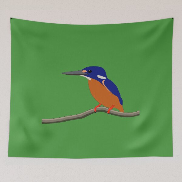 Item preview, Azure Kingfisher designed and sold by CairnsBirders.