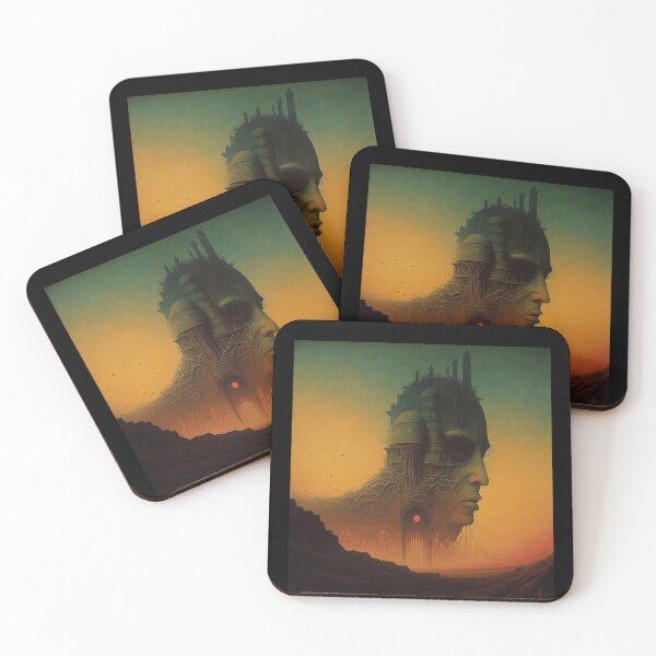 Item preview, Dystopian Vintage Style Desert Castle in the Sky designed and sold by Xx4thseasonxX.