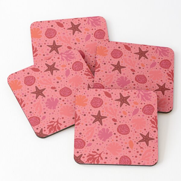 Item preview, Ocean lover with Our Ocean-Inspired Red and pink Aesthetic, sea coral, sealife, red hues, orange, dark designed and sold by blomastudios.