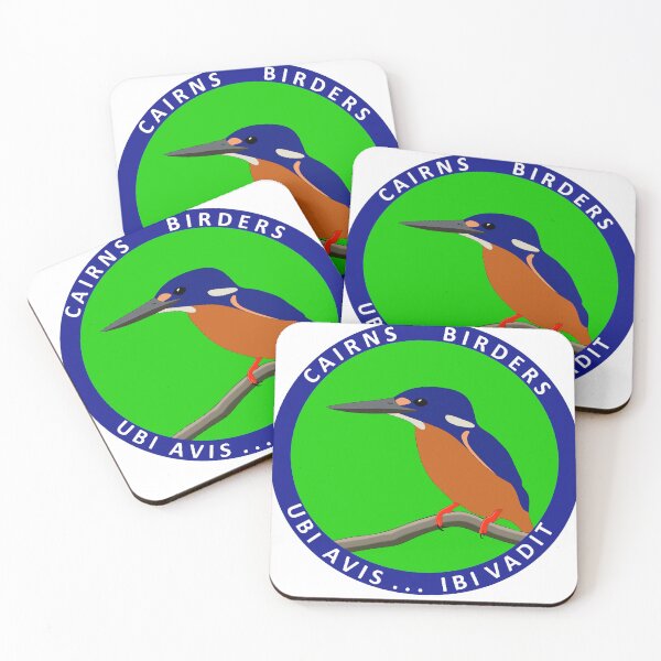 Item preview, Azure Kingfisher with Cairns Birders Logo designed and sold by CairnsBirders.