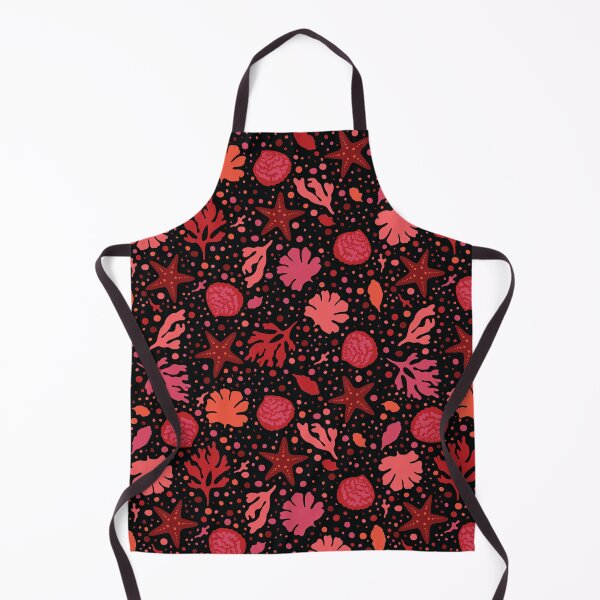 Item preview, Ocean lover with Our Ocean-Inspired Red and Black Aesthetic, sea coral, sealife, red hues, orange, dark designed and sold by blomastudios.