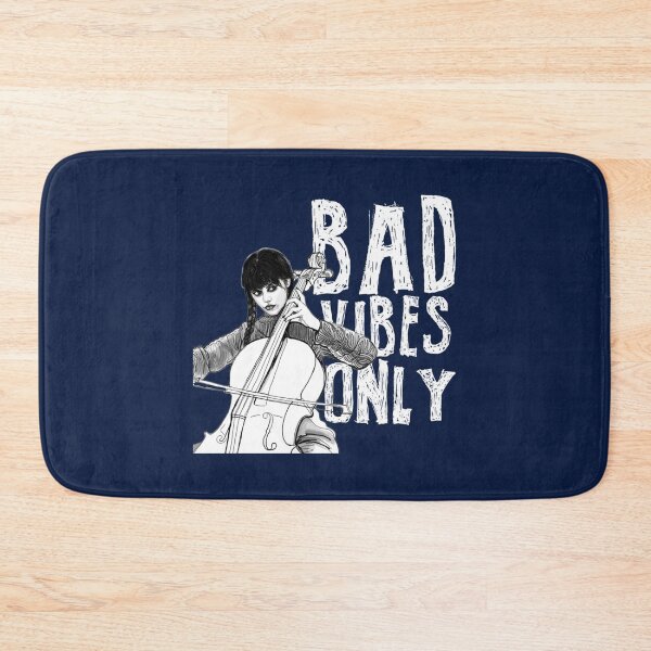 Item preview, Wednesday Addams Bad Vibes Only Pullover Hoodie designed and sold by spurtcast3.