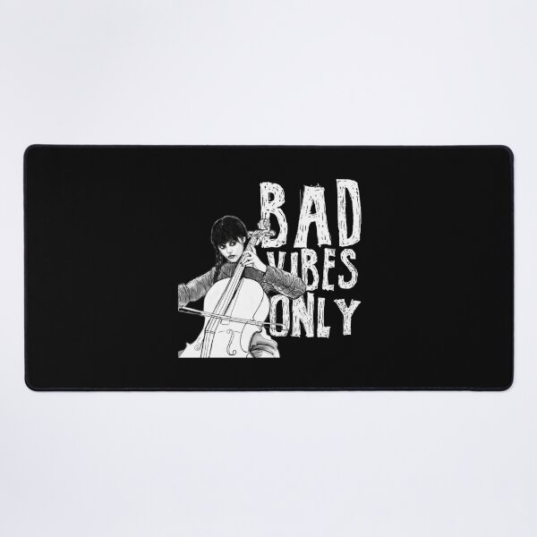 Item preview, Wednesday Addams Bad Vibes Only Pullover Hoodie designed and sold by spurtcast3.