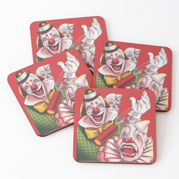 Item preview, Vintage Creepy Circus Clowns designed and sold by Relics Of The Day.