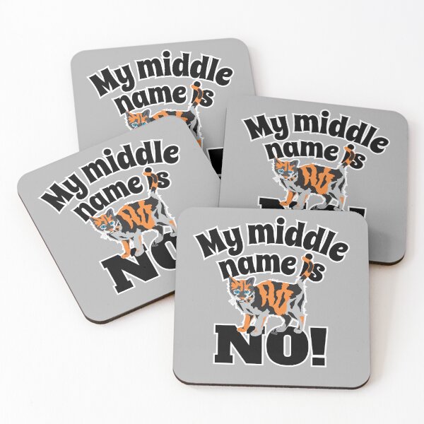Item preview, MY MIDDLE NAME IS NO. Cat, Kitty, Feline Furry Calico Friend Design designed and sold by ej-sulu.
