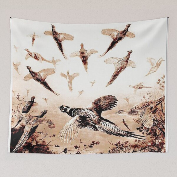 Item preview, flying pheasants Poster  designed and sold by johnfole.