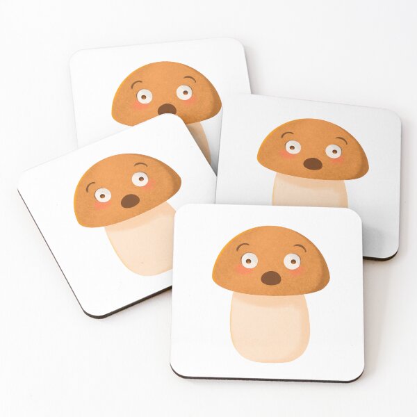 Item preview, Cute Shocked and Surprised Mushroom designed and sold by AllawayStudios.