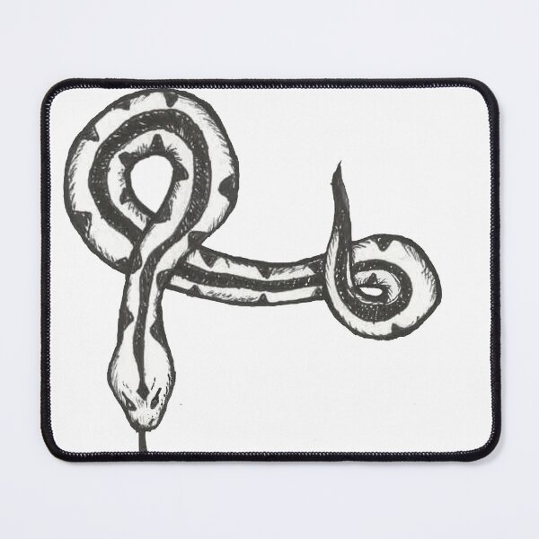 Item preview, Snake in black and white by A. Kyzar designed and sold by PrinceotheHouse.