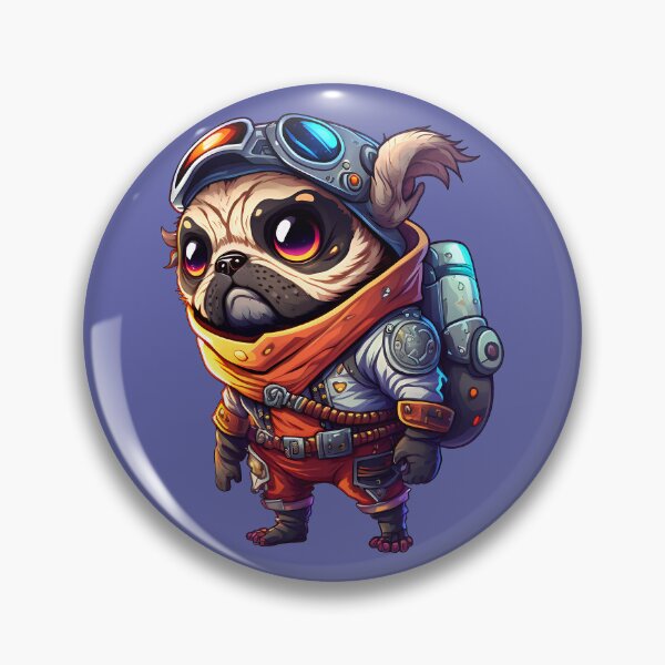 Item preview, Pug Pirates In Space 1 designed and sold by TheSillySartor.