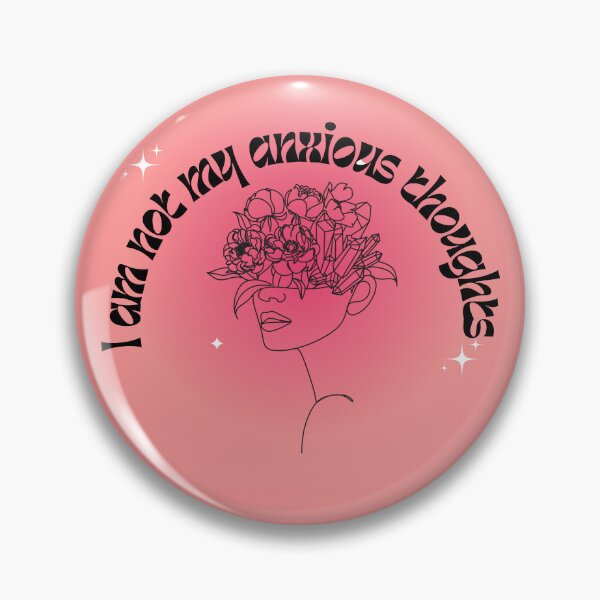 Item preview, I am Not My Anxious Thoughts l Nurturing Mind designed and sold by GabbyC03.