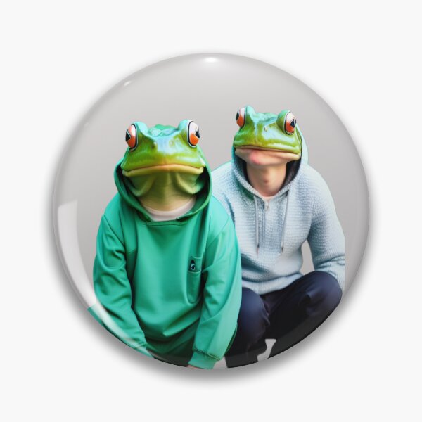 Item preview, Hoodie Frogs 2 designed and sold by ChickyCrochetCo.