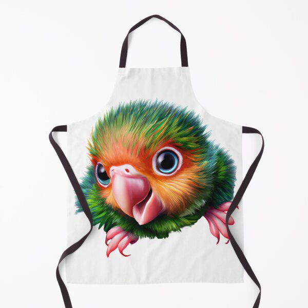 Item preview, Adorable Cartoon Fluffy Happy Baby Parrot designed and sold by Trace1234.
