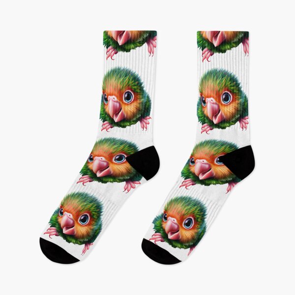 Item preview, Adorable Cartoon Fluffy Happy Baby Parrot designed and sold by Trace1234.