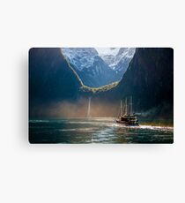 Journey To Middle Earth Canvas Print