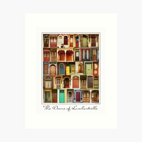 Item preview, The Doors of Lambertville designed and sold by louise reeves.