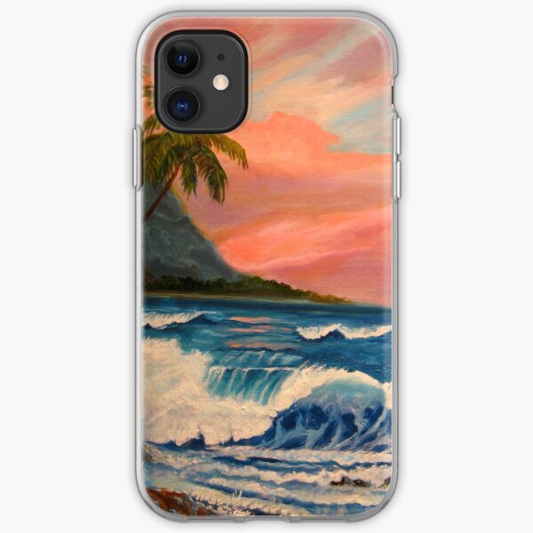 Puesta de sol Funda blanda para iPhone