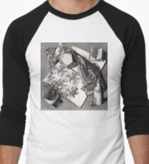 Escher Men's Baseball ¾ T-Shirt