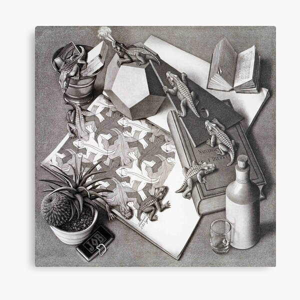 Escher Metal Print