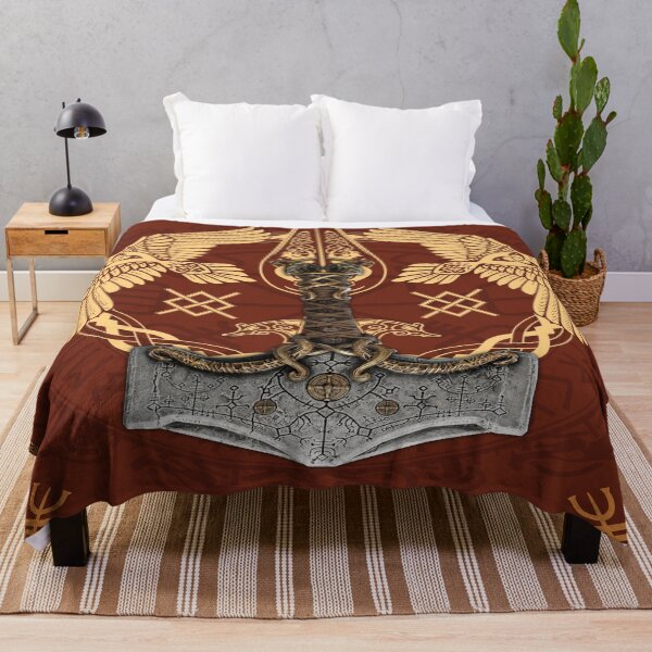 Item preview, Viking design with The Symbol of Guidance & Thor's hammer designed and sold by BAYIDESIGNER.