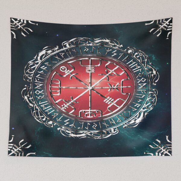 Item preview, Viking design Nordic compass God of Thunder, Viking cercle. designed and sold by BAYIDESIGNER.