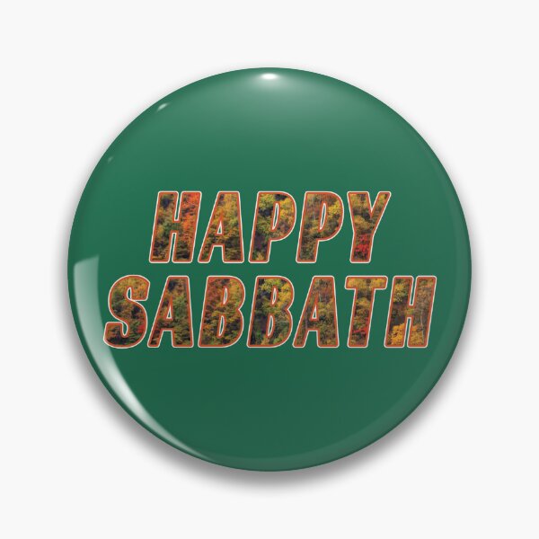 Item preview, Happy Sabbath Autumn Text Art - Verde - Saludo sabático adventista designed and sold by DPattonPD.