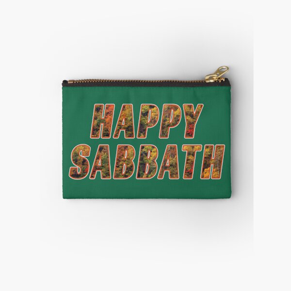 Item preview, Happy Sabbath Autumn Text Art - Verde - Saludo sabático adventista designed and sold by DPattonPD.