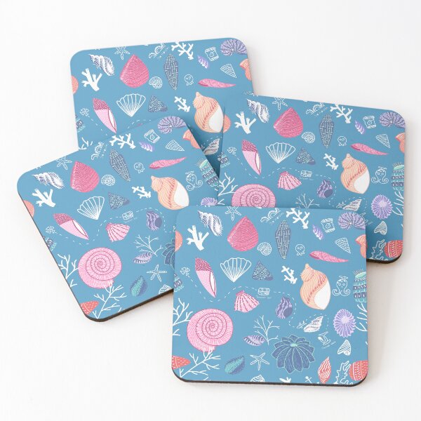 Item preview, Sea shell and teasure map design  designed and sold by Daizydrawshop.