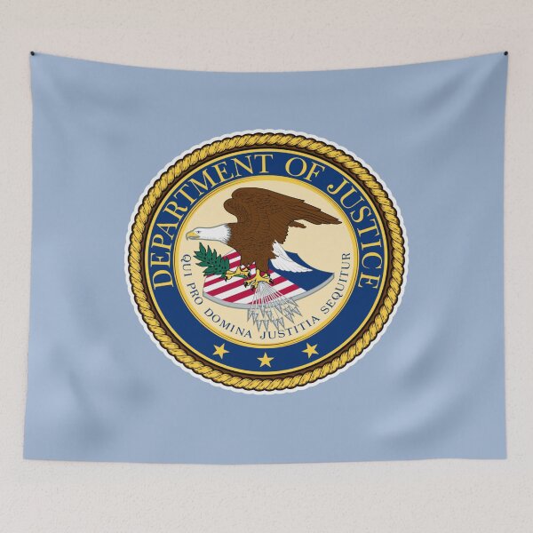 Item preview, THE DEPARTMENT OF JUSTICE STICKER AND DOJ STICKER   designed and sold by JaydenwButcher.
