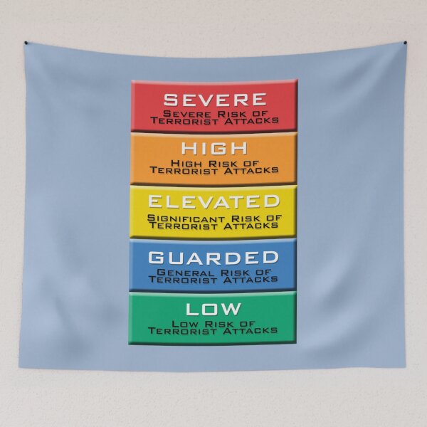 Item preview, The Homeland Security Advisory System scale  designed and sold by JaydenwButcher.