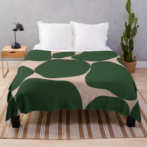 Artikelvorschau, Abstract Dark Green Stones Art, Zen Pebbles, Coastal Decor entworfen und verkauft von technicolorable_art.
