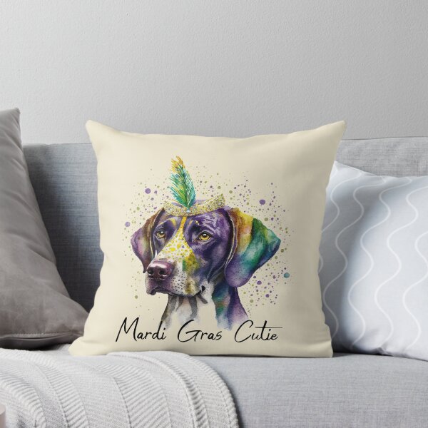 Item preview, Mardi Gras Cutie English Pointer designed and sold by Trinket-Trickster.