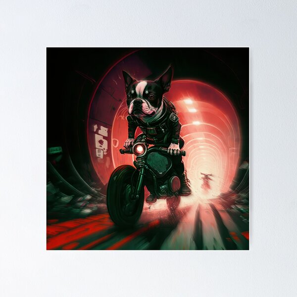 Item preview, Future Run: The Boston Terrier's Great Escape (Red) designed and sold by illstaticart.