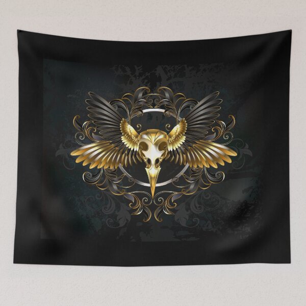 Item preview, Golden Bird Skull designed and sold by Blackmoon9.