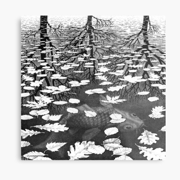 Escher Metal Print