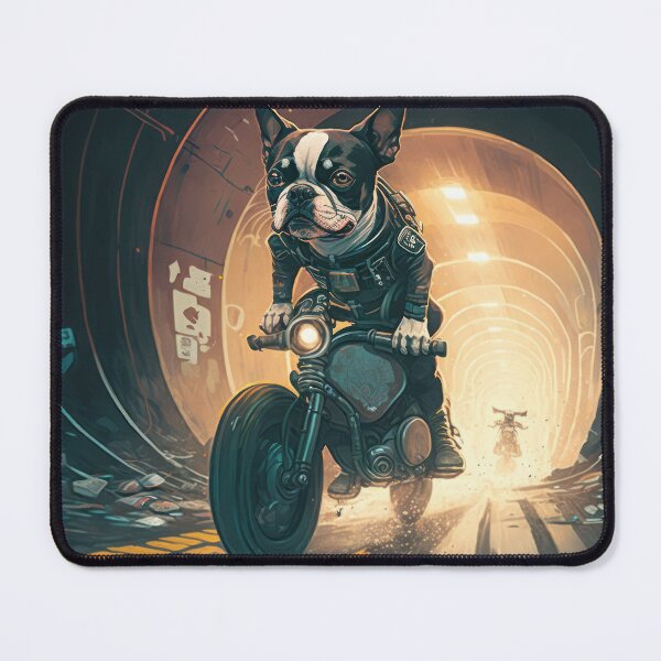 Item preview, Future Run: el gran escape del Boston Terrier (amarillo) designed and sold by illstaticart.