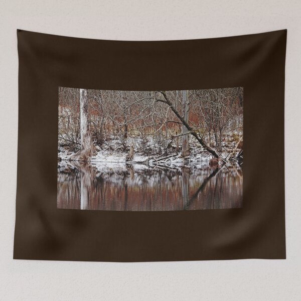 Item preview, First Snow At The Pond designed and sold by Debbie Oppermann.