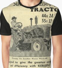 The 1940s Sunshine Massey Harris Tractor Graphic T-Shirt