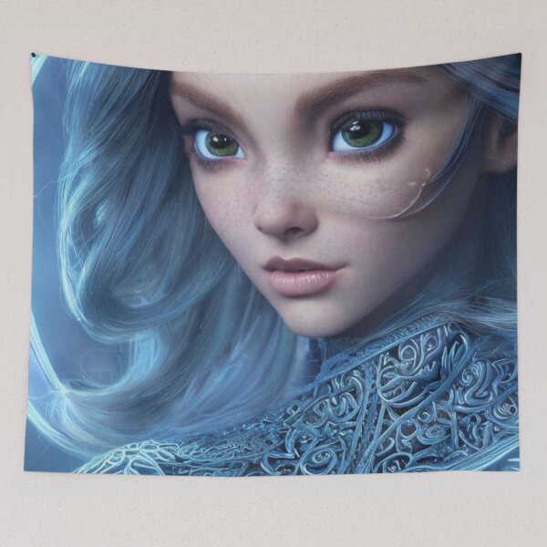 Item preview, Charming Cartoon Girl - Cool Art designed and sold by joejiing.