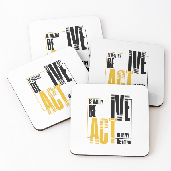 Item preview, Be Healthy - Be Active - Be Happy, Positive designed and sold by niclothing.