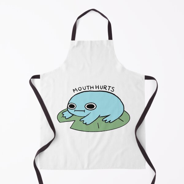 Item preview, Mouth Hurts | Sky Blue Frog on a Lily Pad designed and sold by iristocat.