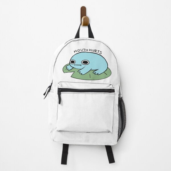 Item preview, Mouth Hurts | Sky Blue Frog on a Lily Pad designed and sold by iristocat.