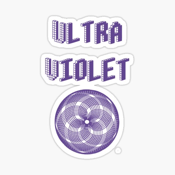 Item preview, Pantone Colour of the Year 2018 ULTRA VIOLET  Graphic Typography designed and sold by Iskybibblle.