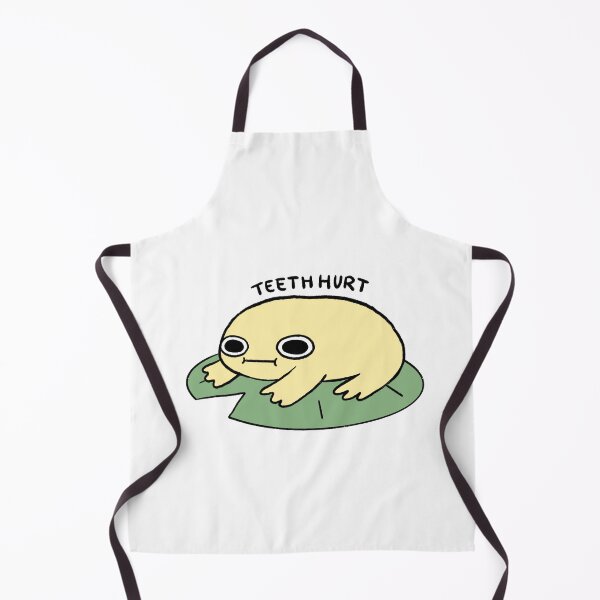 Item preview, Teeth Hurts | Vibrant Green Frog on a Lily Pad designed and sold by iristocat.