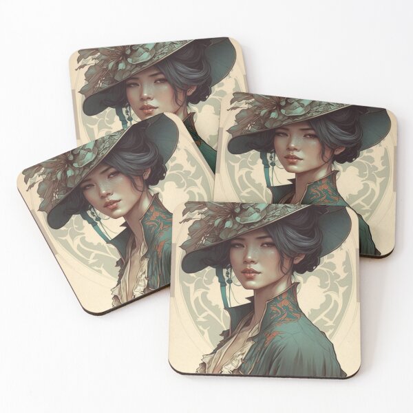 Item preview, 19th Century Cantonese Beauty designed and sold by ArtNouveauChic.