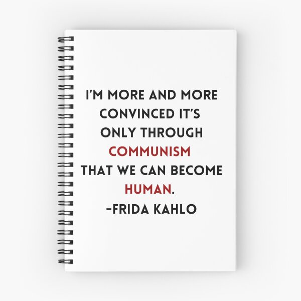 Item preview, Frida Kahlo Communism Quote designed and sold by BluebellPainter.