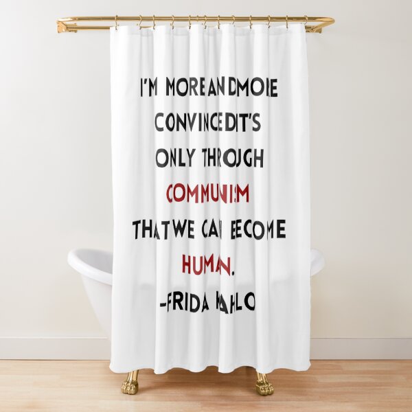 Item preview, Frida Kahlo Communism Quote designed and sold by BluebellPainter.