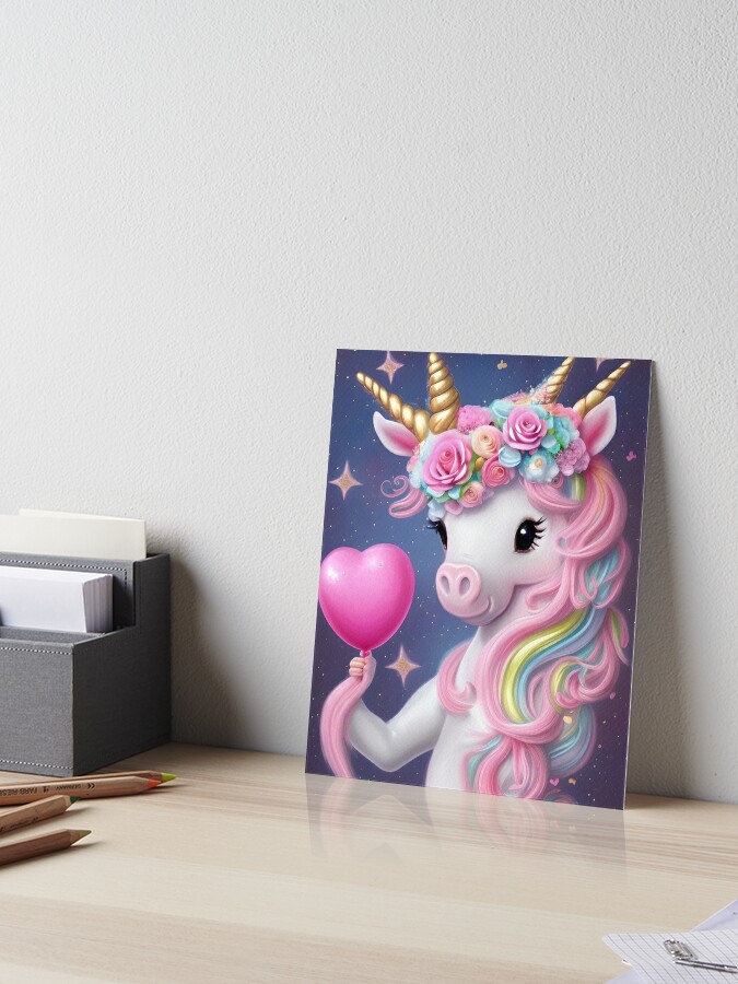 Fantasy Cute Kawaii Baby Unicorn | Poster
