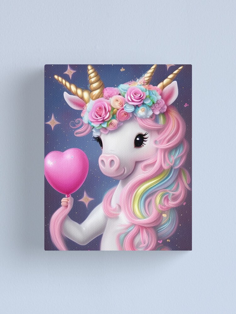 Fantasy Cute Kawaii Baby Unicorn Poster for Sale by Trace1234