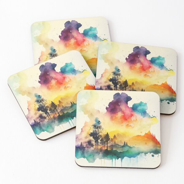 Item preview, Relaxing Watercolor #191 designed and sold by Avocado Design Studio.