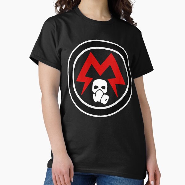 Vista previa del artículo con la obra «Logotipo de los Metro Rangers: desgastado», diseñado y vendido por Gio Wonder.